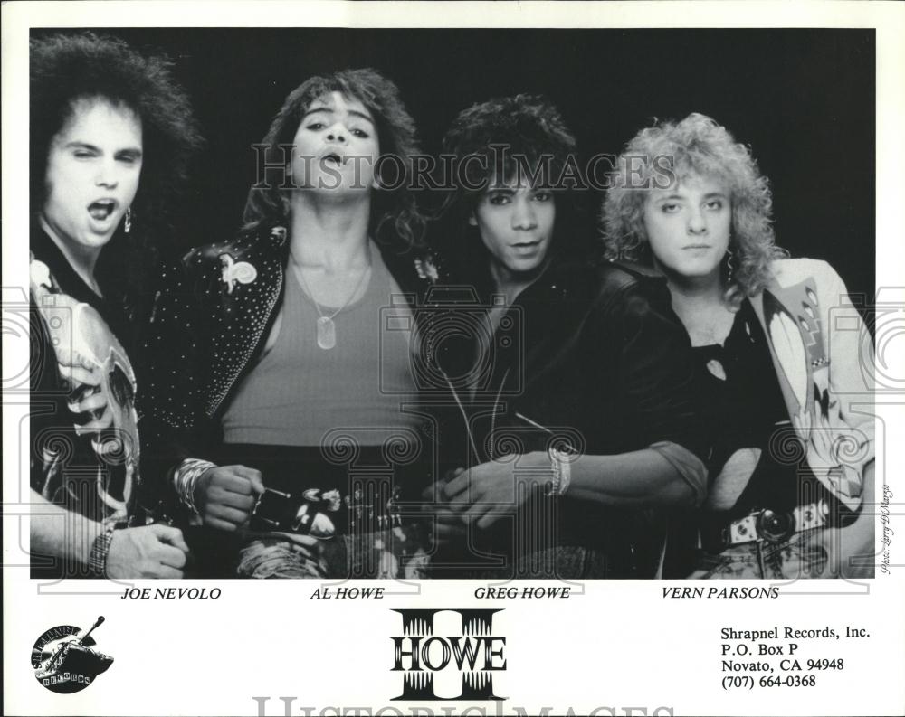 1990 Press Photo Rock Group Howe II tries for success - RRV01203 - Historic Images