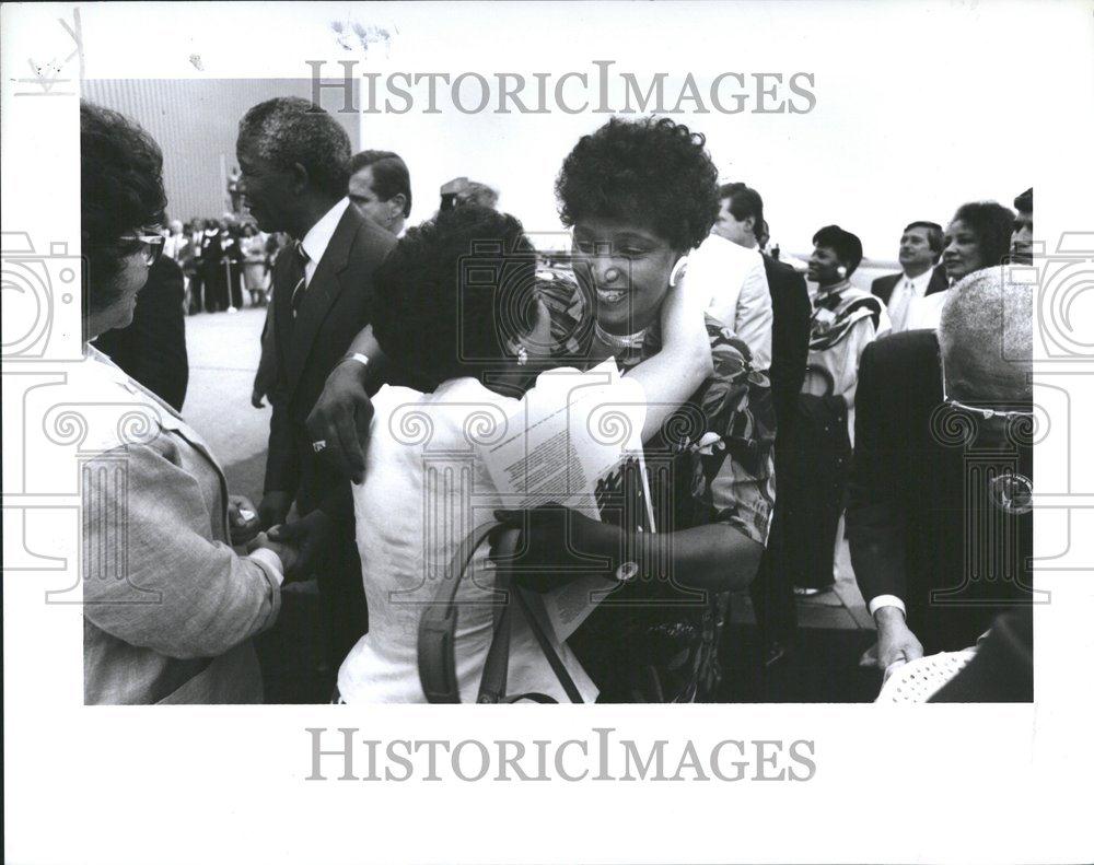 1990 Press Photo African politician Winnie Mandela - RRV57321 - Historic Images