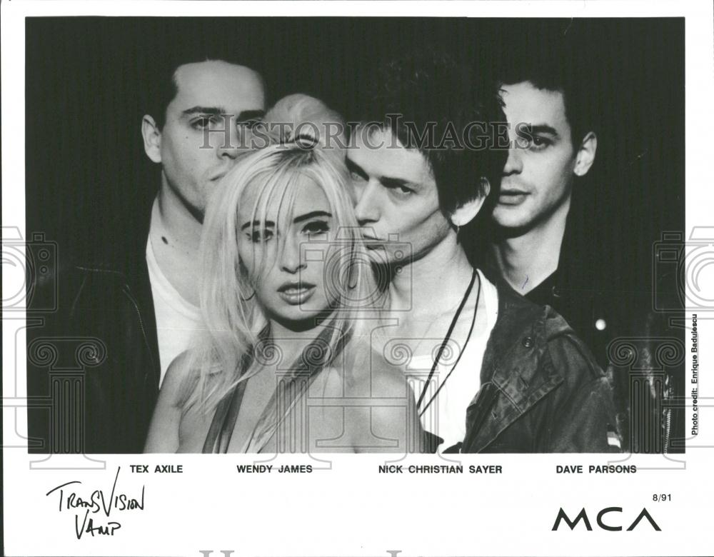 1991 Press Photo Transvision Vamp Music Group - RRV38015 - Historic Images