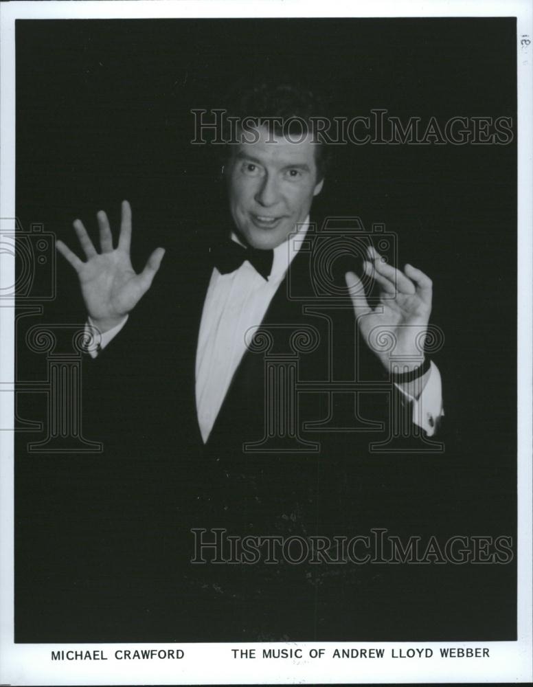 1991 Press Photo Michael Crawford OBE Actor Singer NY - RRV14973 - Historic Images