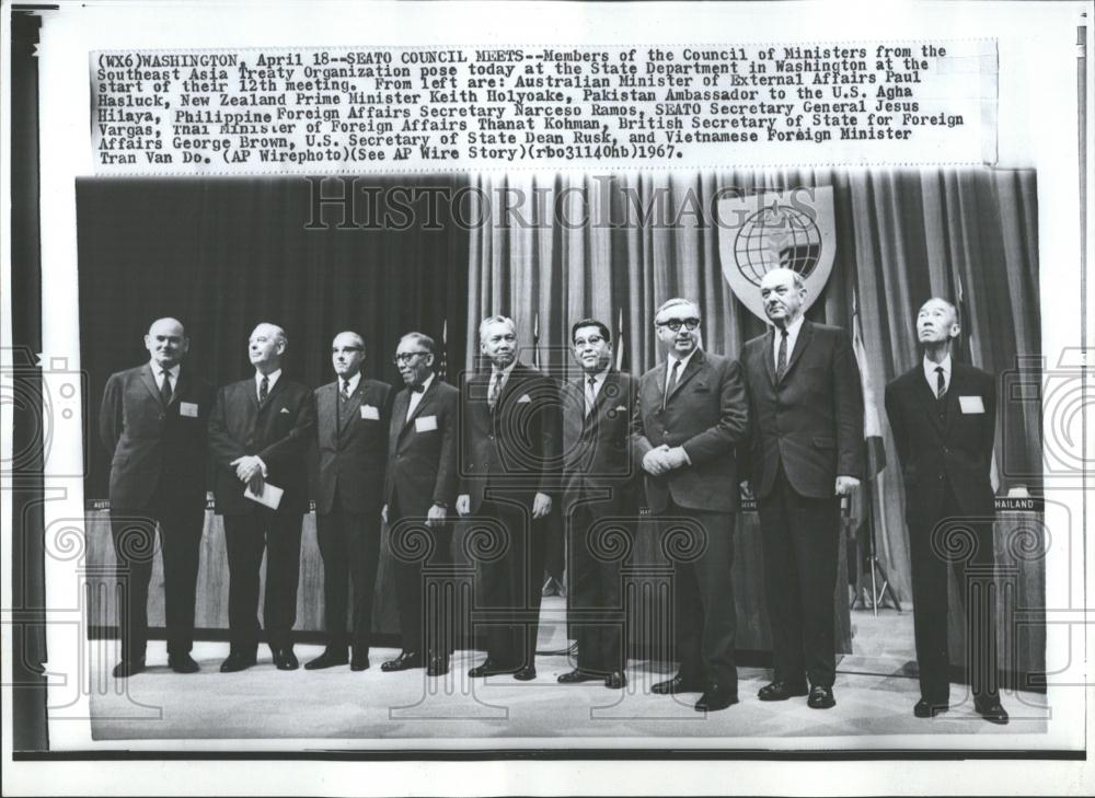 1967 Press Photo Member Organization Southeast Asia - RRV38029 - Historic Images