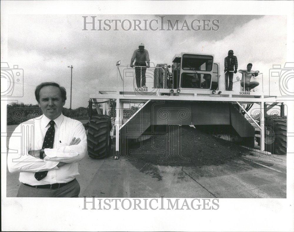 1989 Press Photo Huge machine that creates compost - RRV70979 - Historic Images