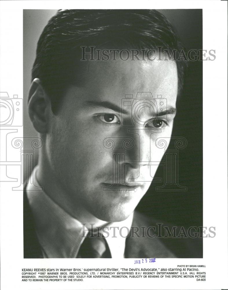 2002 Press Photo Keanu Reeves Al Pacino Devil Advocate - RRV31129 - Historic Images