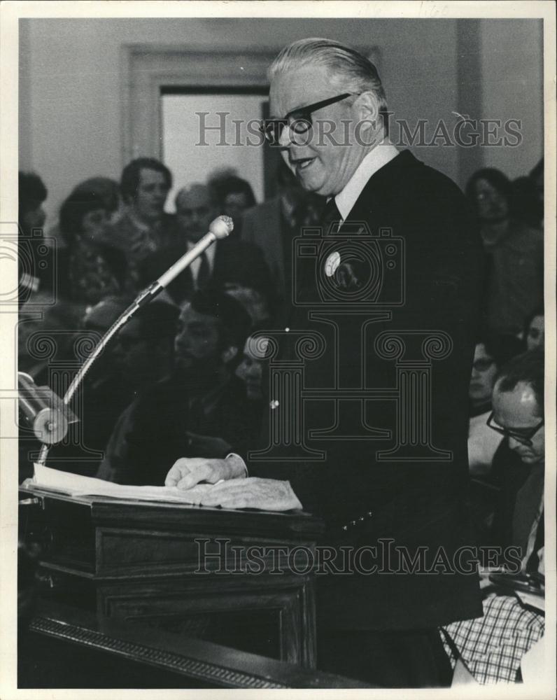 1972 Press Photo Denver Mayor Bill McNichols - RRV13973 - Historic Images