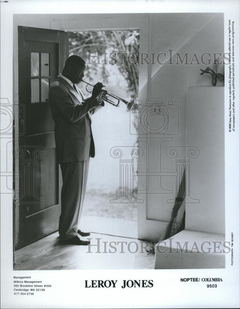 1995 Press Photo Leroy Jones jazz trumpeter - RRV15739 - Historic Images