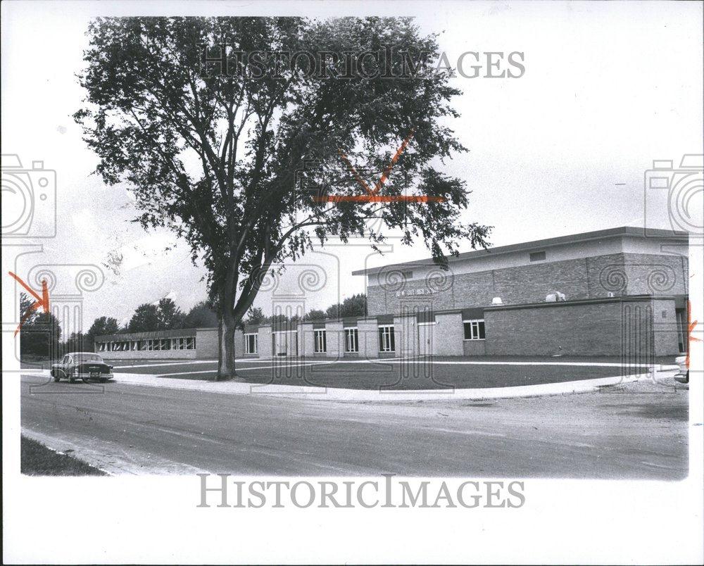 1961 Press Photo New Boyce City High School Michigan - RRV51189 - Historic Images