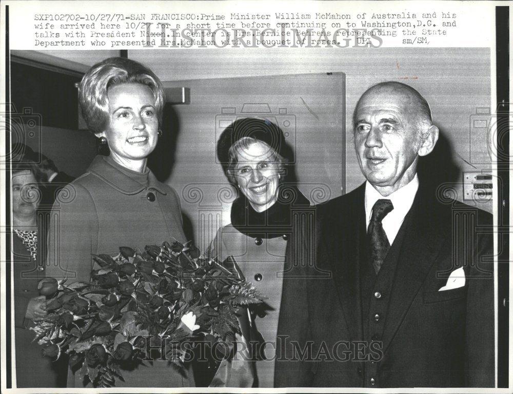 1971 Press Photo William McMahon Prime Minister AU - RRV73301 - Historic Images