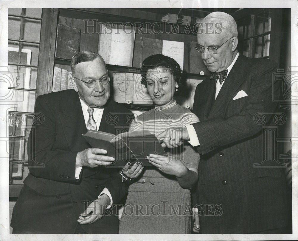 1953 Press Photo George Stark Esther Pollick Montgomery - RRV47611 - Historic Images