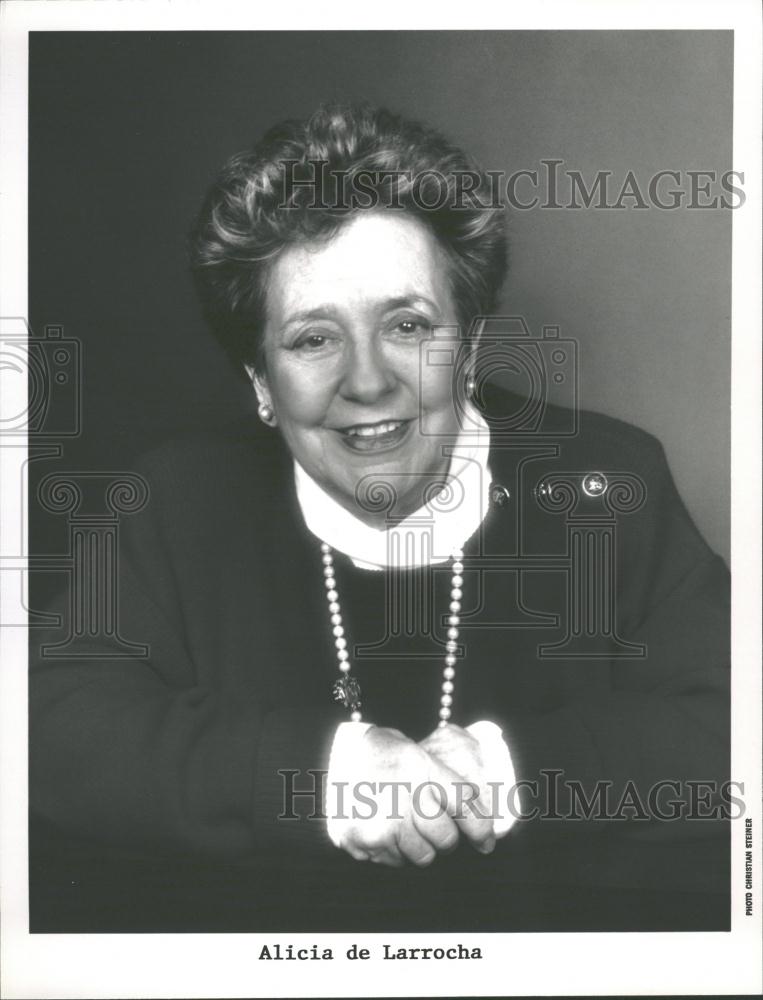 1994 Press Photo Alicia de Larrocha Spanish Pianist - RRV32699 - Historic Images