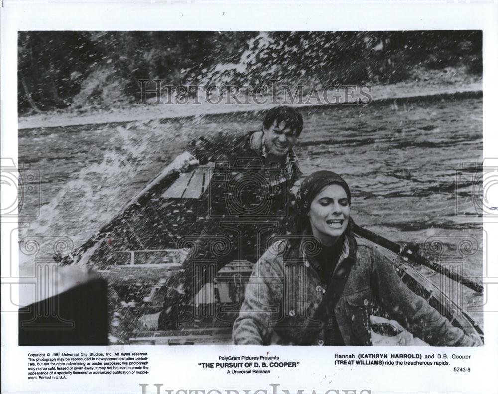 1981 Press Photo &quot;the Pursuit of D.B. Cooper&quot; Movie - RRV39125 - Historic Images