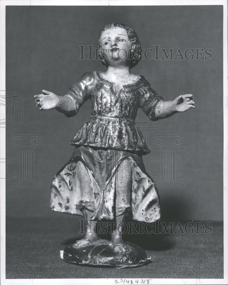 1960 Press Photo Christmas Decoration/Angel/Museum - RRV35925 - Historic Images