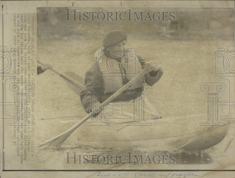 1967 Press Photo Ethel Kennedy Wife Robert Kennedy Mich - RRV48985 - Historic Images