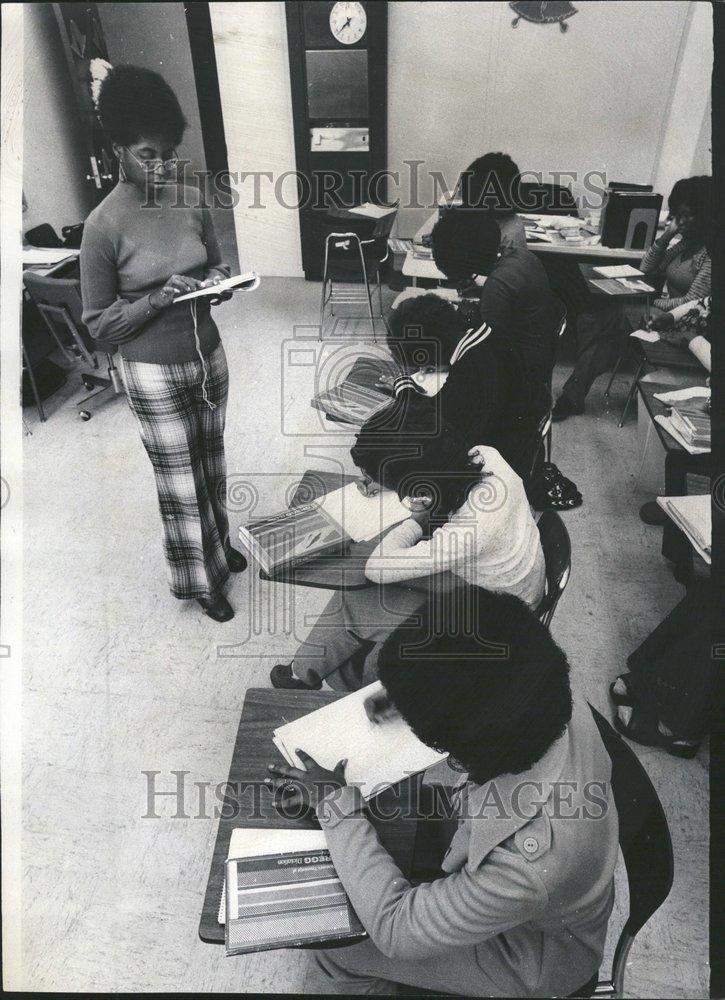 1975 Press Photo Job Training/Dawson Skill Ctr/Chicago - RRV64025 - Historic Images