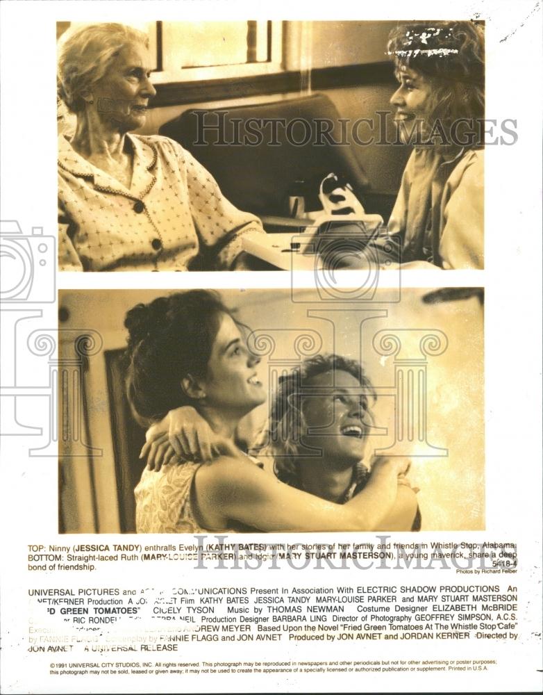 1991 Press Photo Fried Green Tomatoes&#39; Tandy &amp; Bates - RRV35699 - Historic Images