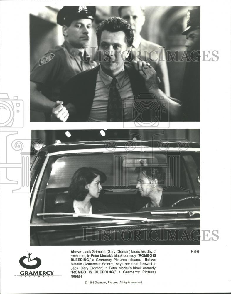 1993 Press Photo Gary Oldman Annabell Sciorra Romeo - RRV34985 - Historic Images