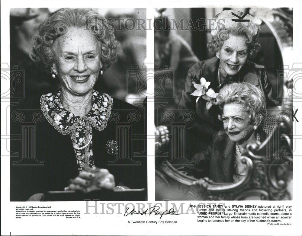 1993 Press Photo Jessica Tandy Sylvia Sidney Becky Play - RRV46445 - Historic Images