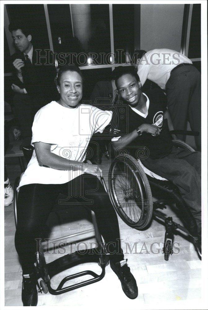 1993 Press Photo Olympion Willye White Athlete - RRV62005 - Historic Images