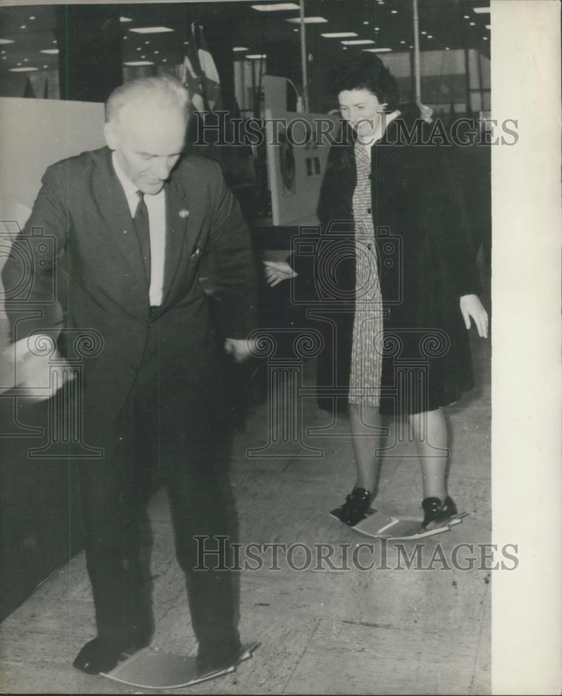 1971 Press Photo The See Saw a New Dutch Designed Excerciser - Historic Images