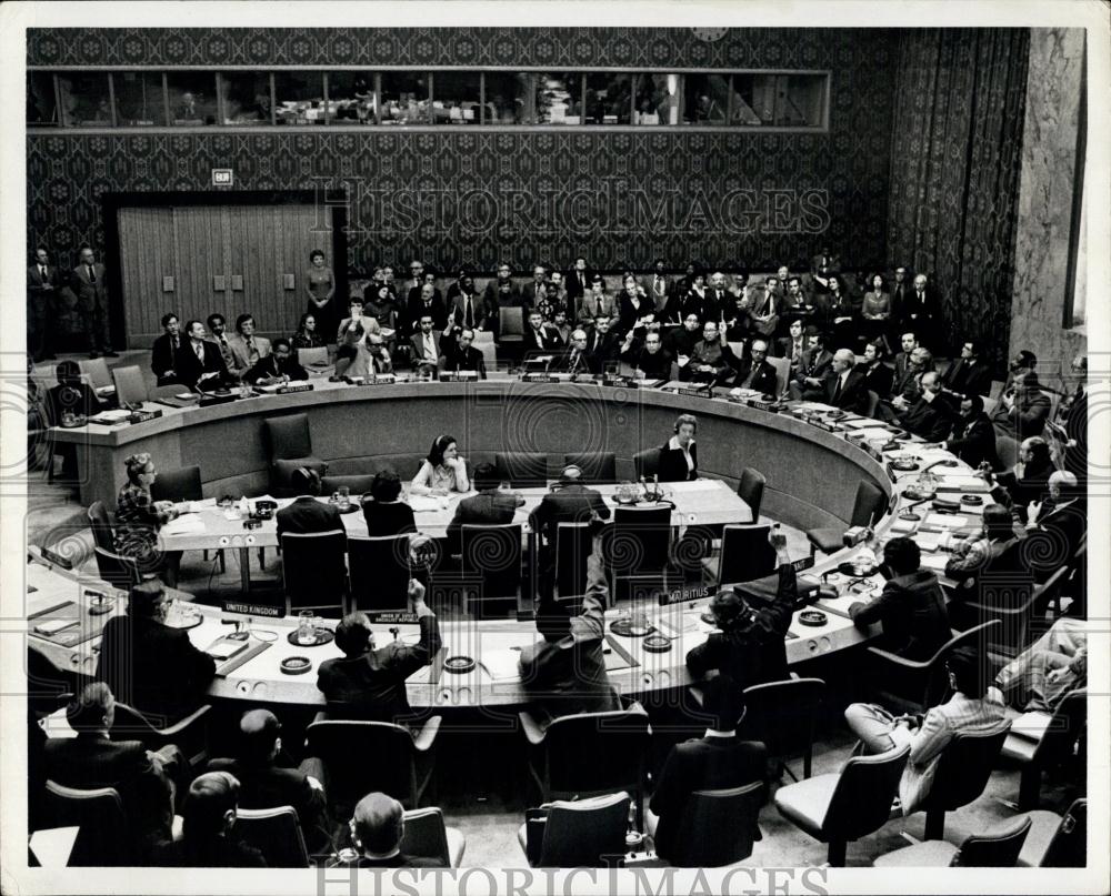 1978 Press Photo The United Nations Security Council, New York, New York - Historic Images