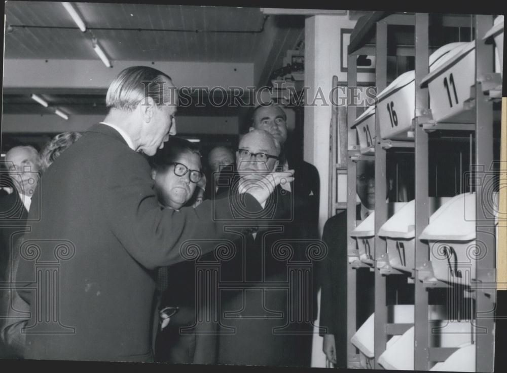 1960 Press Photo electronic calculating machine of Europe. - Historic Images