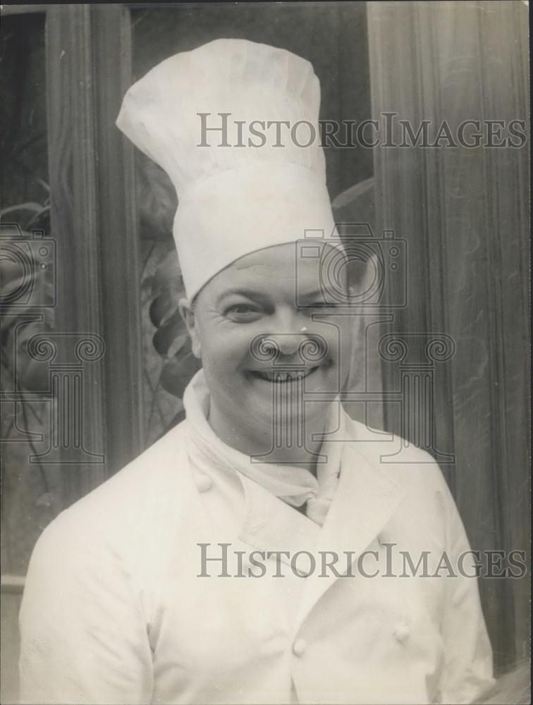 1967 Press Photo Joseph Ruaux, the chef of the little country inn &quot;Au Caneton&quot; - Historic Images