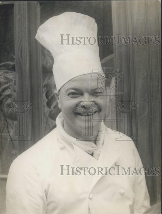 1967 Press Photo Joseph Ruaux, the chef of the little country inn "Au Caneton" - Historic Images