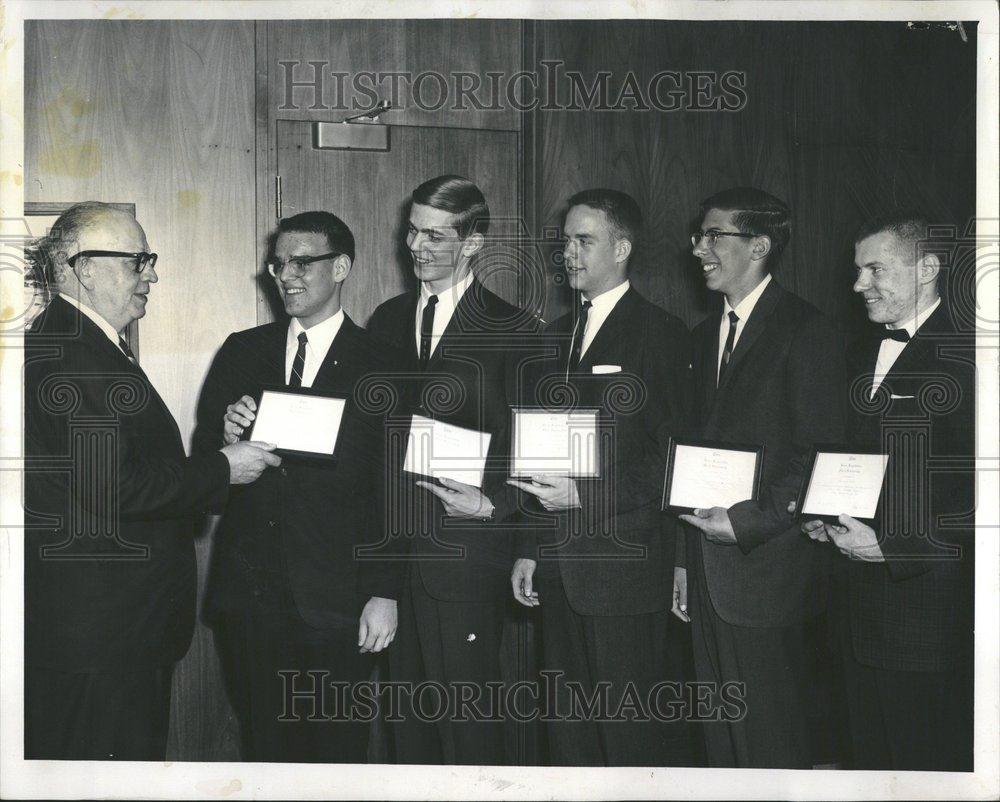 1962 Press Photo Sears Scholarship Winners Chicago HS - RRV57387 - Historic Images