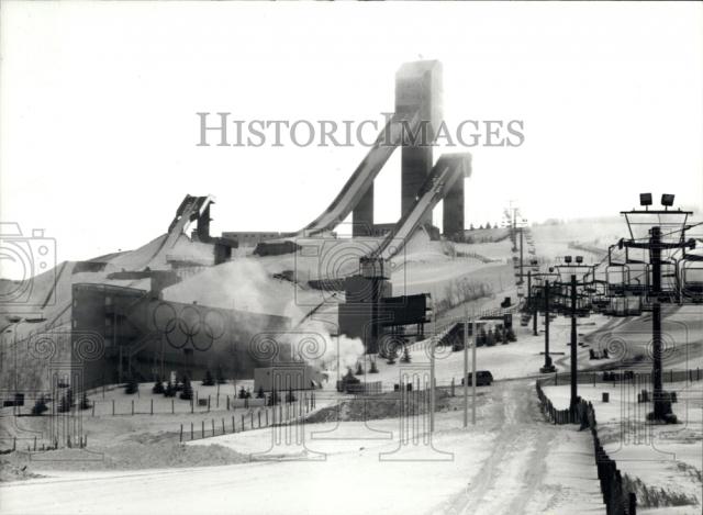 1988 Press Photo The Olympic Parc of Calgary - Historic Images