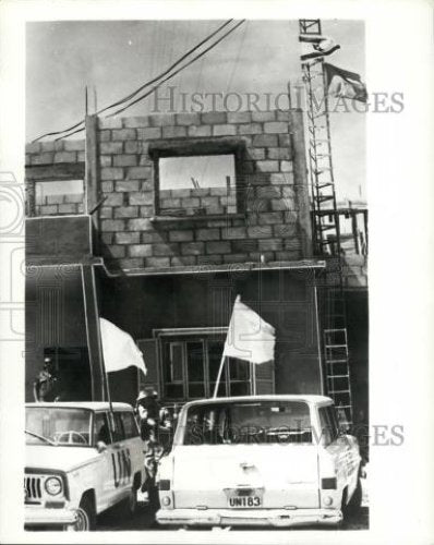 1967 Press Photo UN Cars In Kuneitra - Historic Images