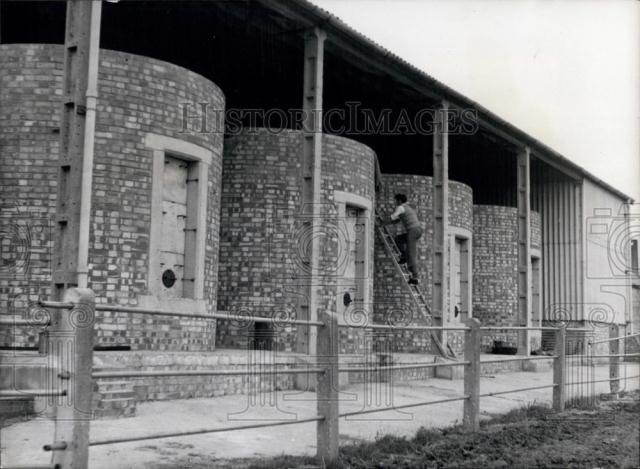 Press Photo A battery of experimental silos - Historic Images