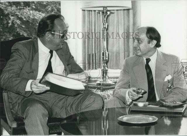 1981 Press Photo West German Hans Dietrich Genscher France Claude Cheysson - Historic Images