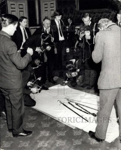 1969 Press Photo Regalia to Be Used By Prince Charles During Investiture - Historic Images