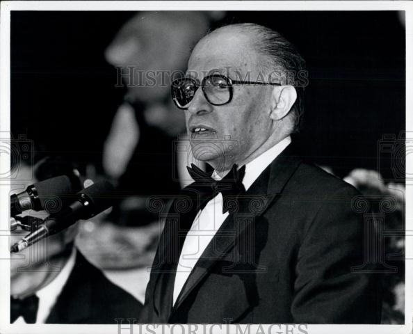 1980 Press Photo Israeli Prime Minister Menachen Begin - Historic Images