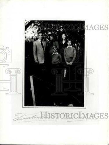 Press Photo Ex King Constantine of Greece &amp; Family - Historic Images