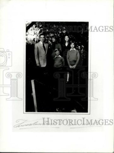 Press Photo Ex King Constantine of Greece & Family - Historic Images