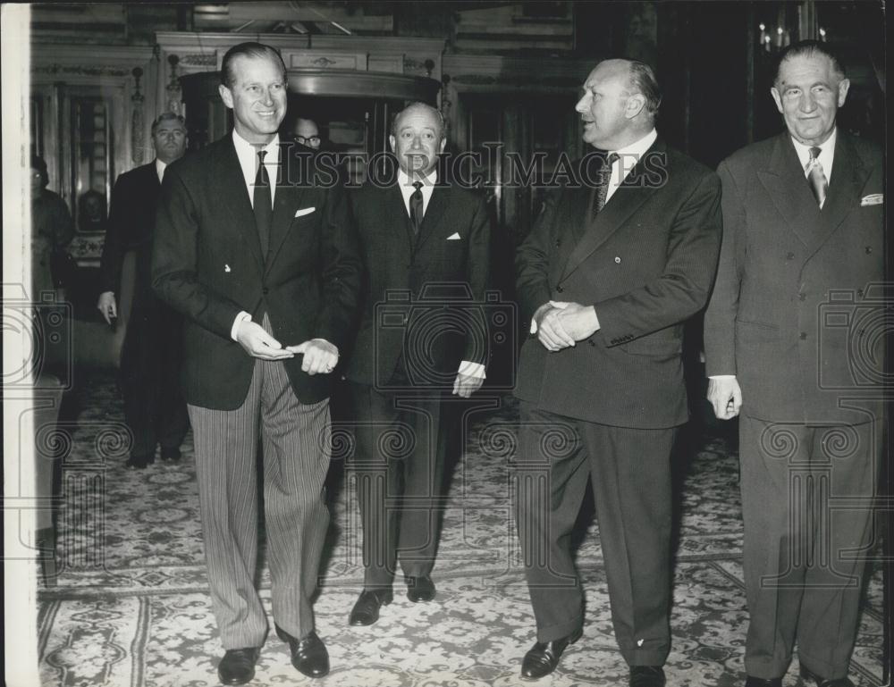 1963 Press Photo Duke AT Coal Industry Society Luncheon London - Historic Images