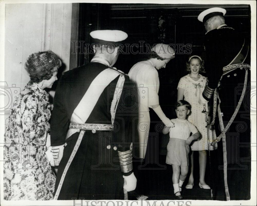 1963 Press Photo King Paul and Queen Frederika of the Hellenes,visit England - Historic Images