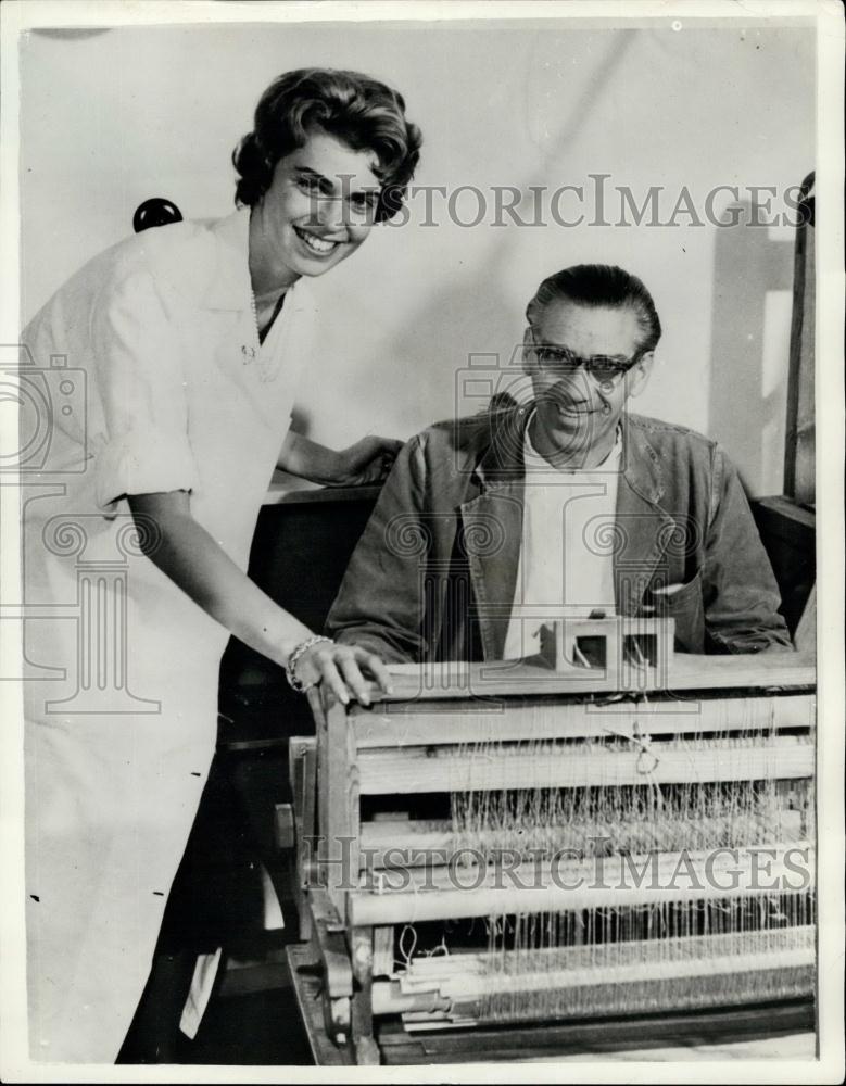 1958 Press Photo Princess Margartyha of Sweden and Mr Mohlin - Historic Images