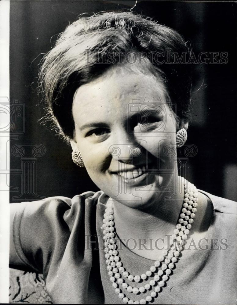 Press Photo Danish Princess Margarethe - Historic Images