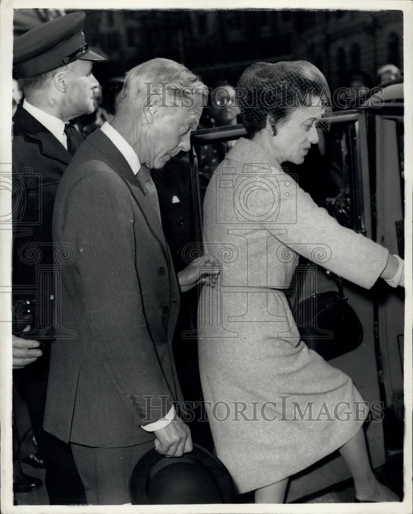 Press Photo Duke & Duchess of Windsor In London - Historic Images