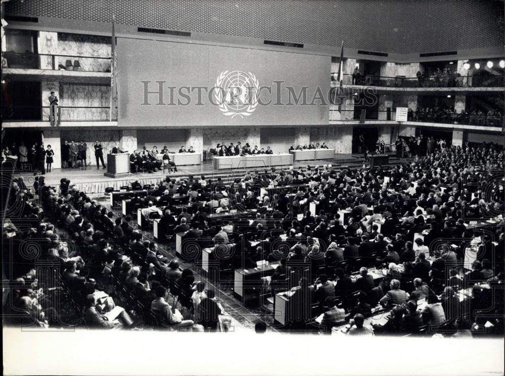 1974 Press Photo The UN Food and Agriculture Organization World Food Conference - Historic Images