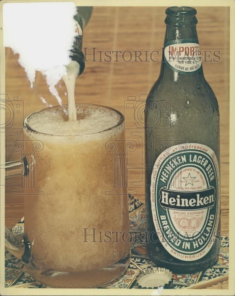 Press Photo Advertisement for Heineken Lager - Historic Images