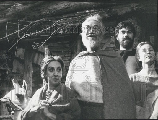 1964 Press Photo Director John Huston Filming "The Bible" - Historic Images