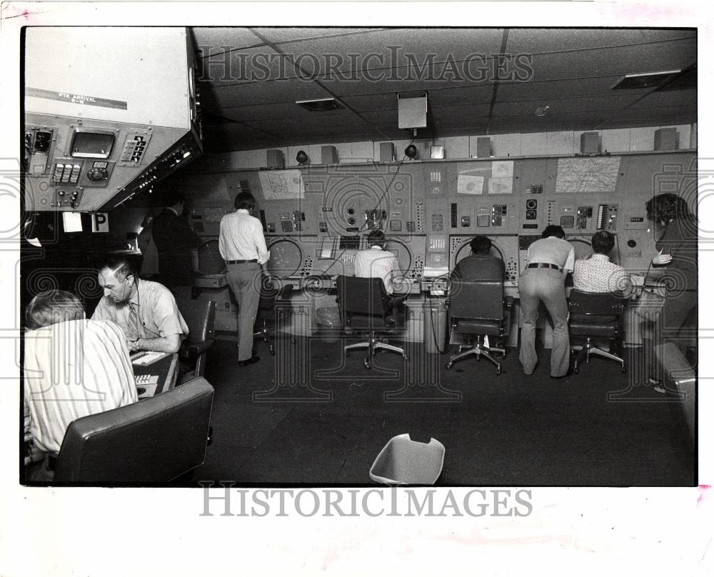 1973 Press Photo Metro Airport, Air Traffic Control - Historic Images