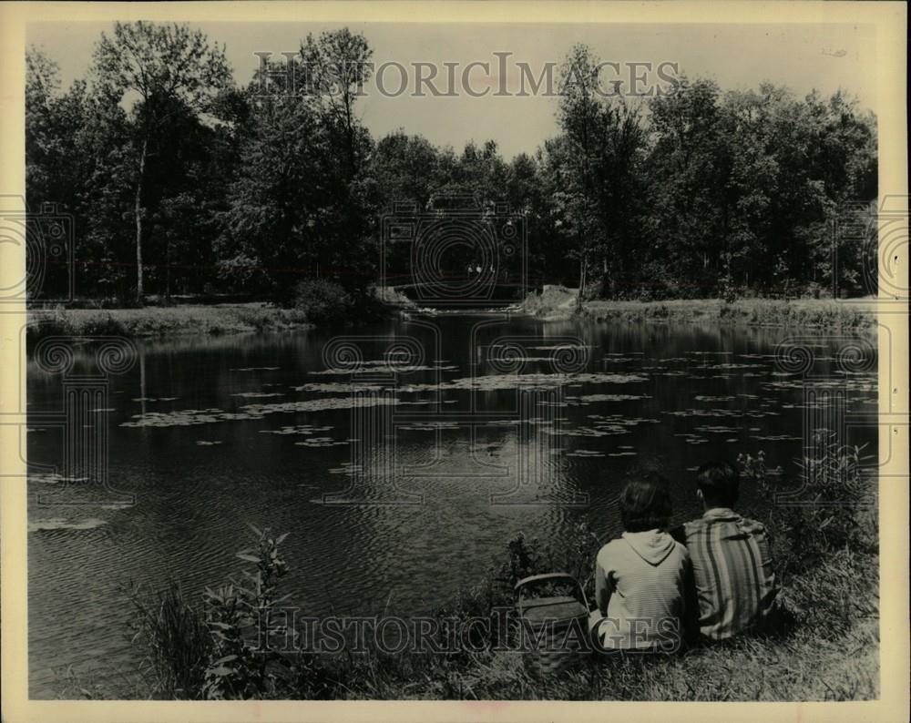 1984 Press Photo Hudson Mills Metropark Ann Arbac - Historic Images