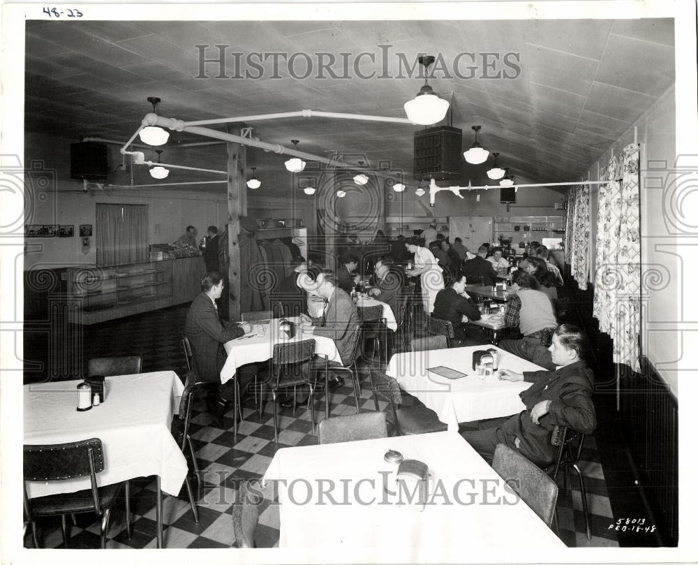 Press Photo Metro Airport Ray Bakers Restaurant - Historic Images