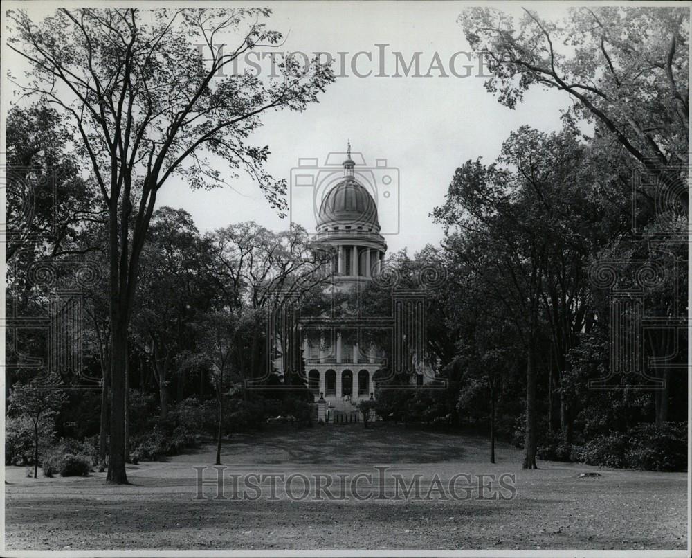 Press Photo State House Augusta Maine - Historic Images