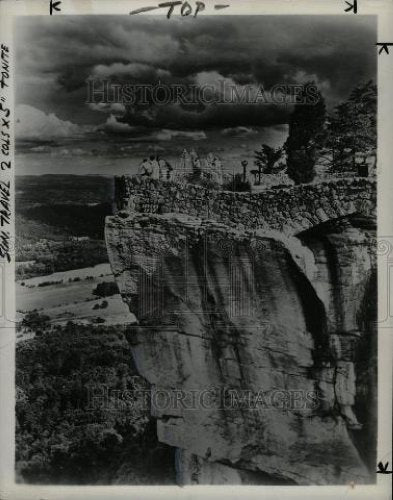 1953 Press Photo Rock City Garden Mountain Tennesee - Historic Images