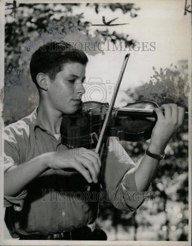 1950 Press Photo John Dalley 15 violinist - Historic Images