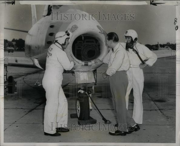 1950 Press Photo Kelly Wasung Whisner Michigan - Historic Images